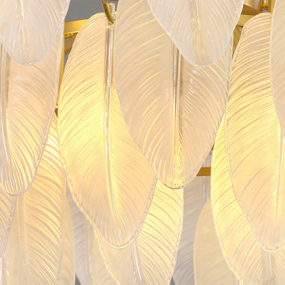 Kristy Elegant Pearl/Glass/Metal Chandelier, White