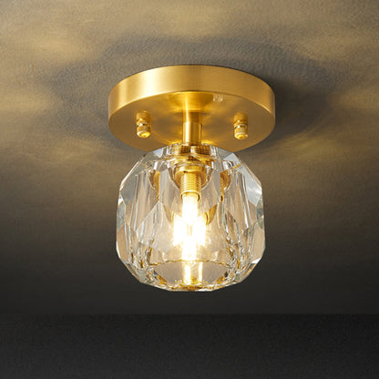 Kristy Luxus Diamond Metall/Unterputz-Deckenleuchte, Gold