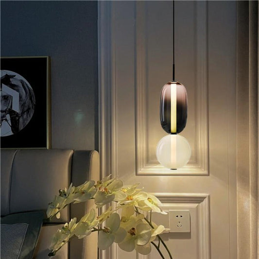 Suspension Syro en verre confit
