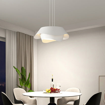 Arisha Art Déco Lampe à suspension en forme de fleur Blanc