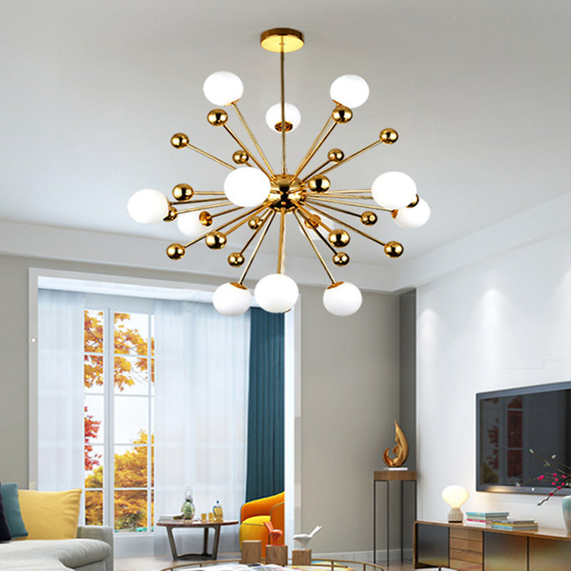 Silva moderne LED lustre or verre salon/salle à manger/chambre à coucher