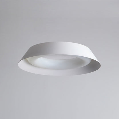 Arisha Nordic Bowl Metal/ Flush Mount Ceiling Light, White