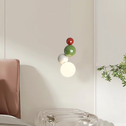 Valentina - Suspension LED moderne en métal blanc pour chambre et salon