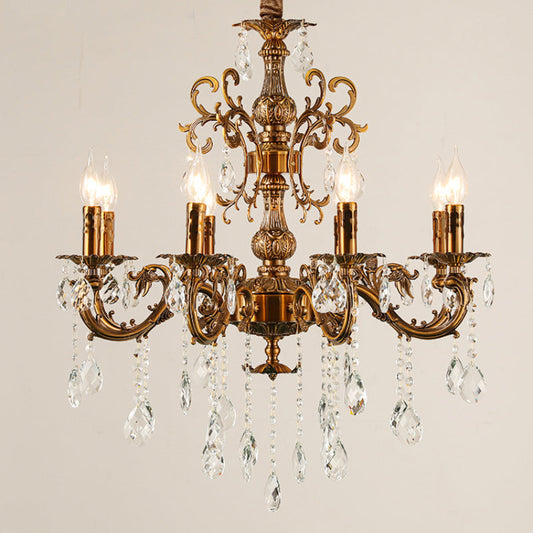 Silva Modern Design European LED Chandelier Crystal Luxury Golden Bronze Living/Dining/Bedroom