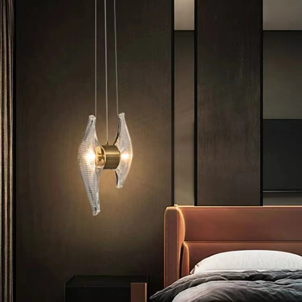 Kristy Luxus Capiz Muschel-Pendelleuchte, Glas/Metall, Nacht-/Esszimmer