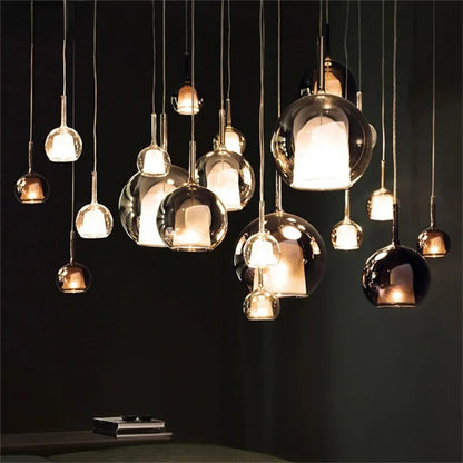 Valentina Pendant Light Glass Modern Sphere LED  Dining Room