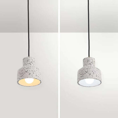 Lampe suspendue Aira, ciment, moderne et industrielle, 4 couleurs