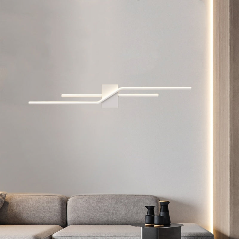 Arisha Minimalist Linear Metal Vanity Wall Light