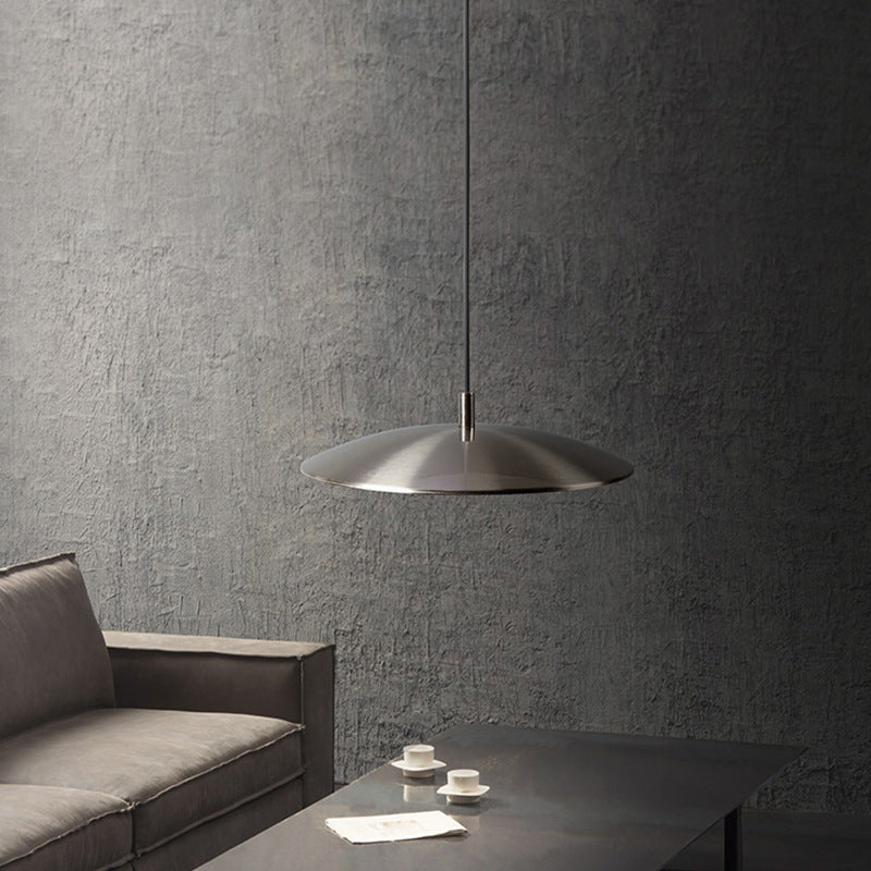 Arisha  kitchen  Pendant Light White& Nickel Post Modern