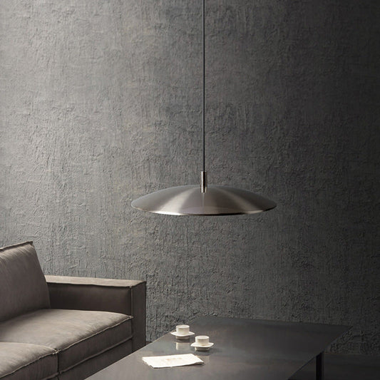 Arisha  kitchen  Pendant Light White& Nickel Post Modern