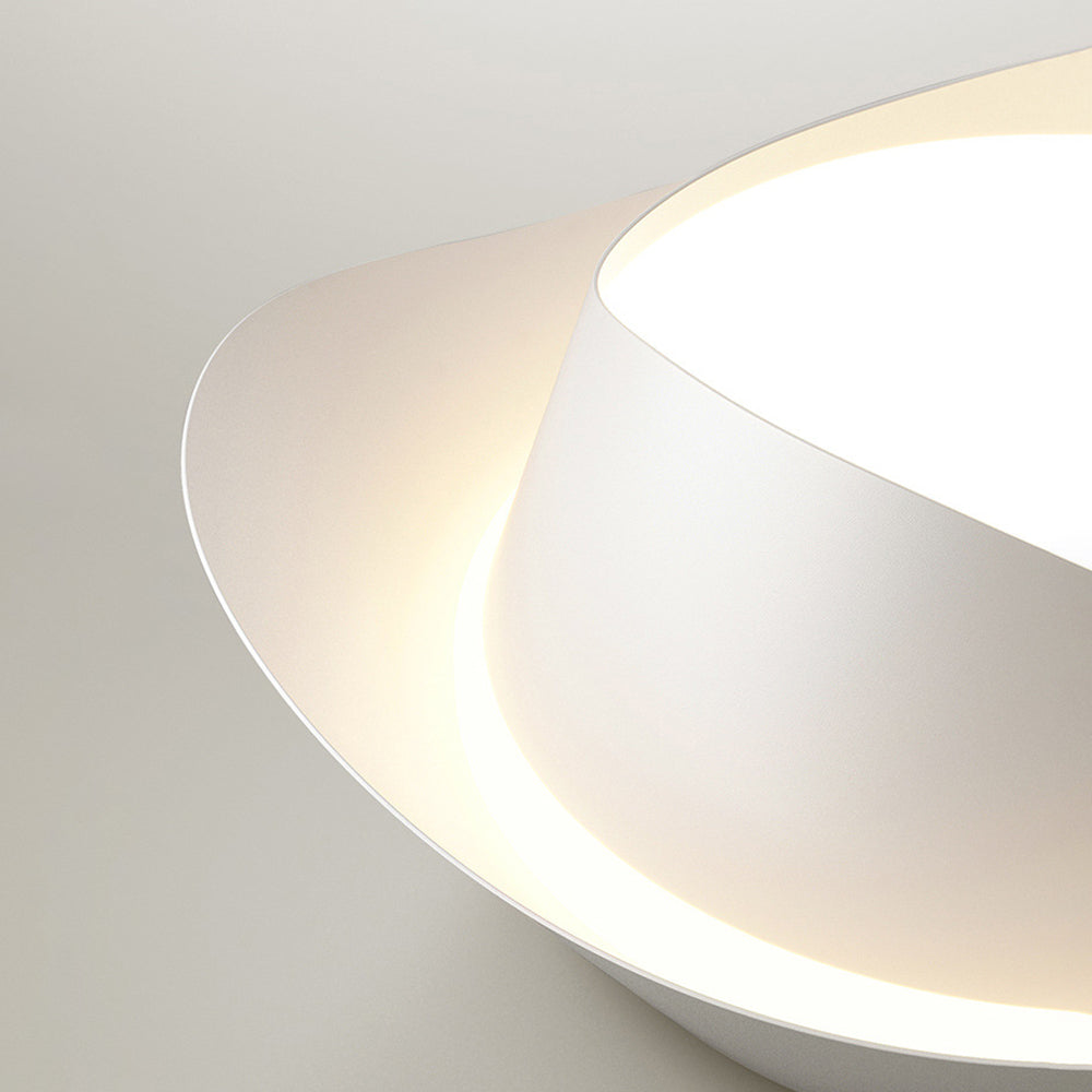 Arisha Art Déco Lampe à suspension en forme de fleur Blanc