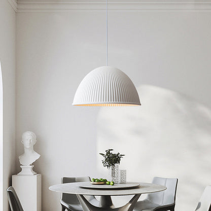 Valentina Modern Semi Resin Pendant Light, Grey/Black/White