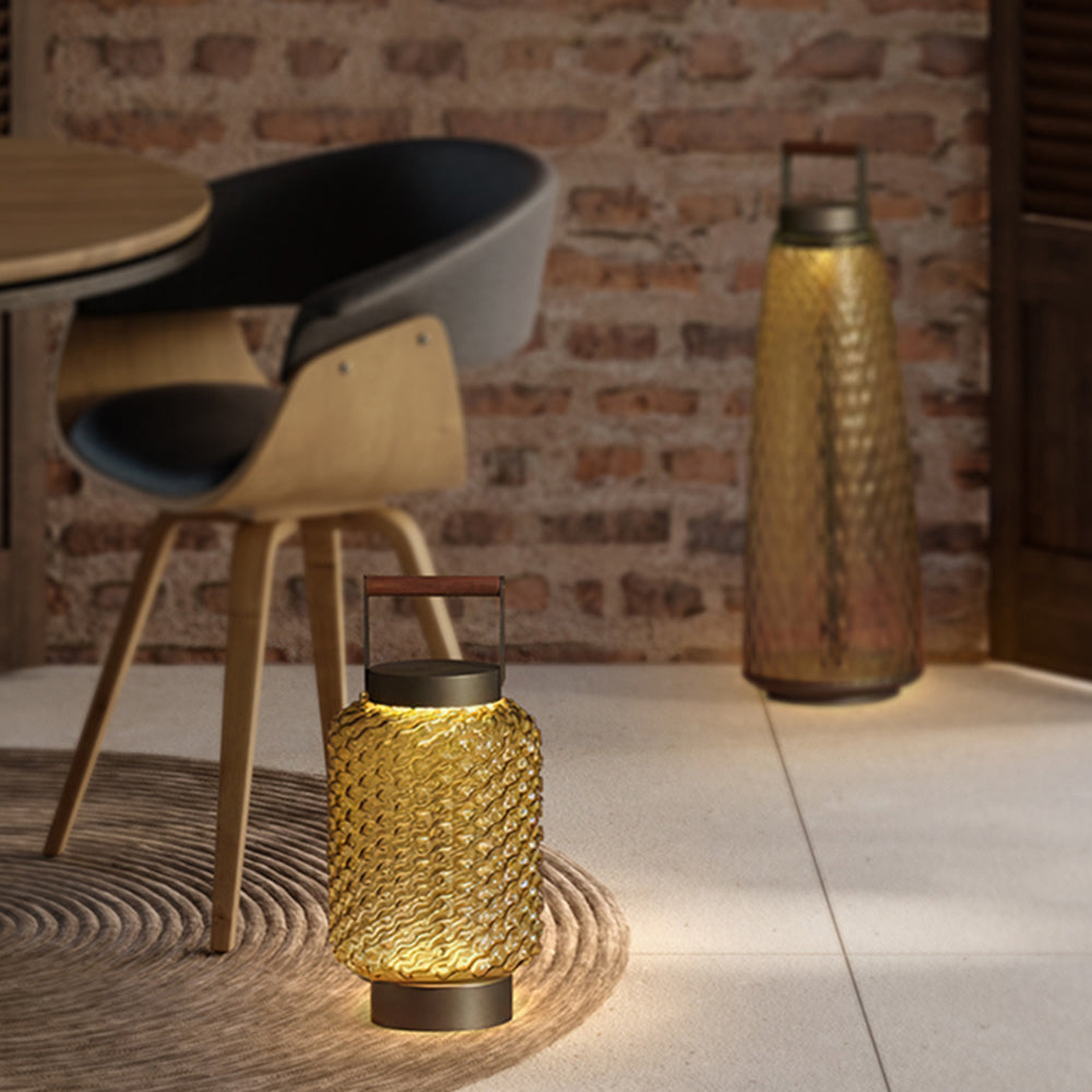 Ray Vintage Lantern Metall/Glas Außenstehlampe