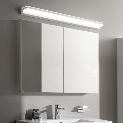 Arisha Wall Lamp Rectangular Modern, Mirror, Black/White/Chrome/Gold, Bathroom