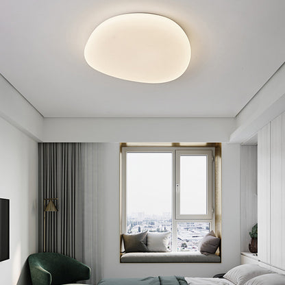 Sayu Flush Mount Ceiling Light, Pebbles Shape