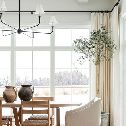 Silva Vintage Retro Metal Elegant Chandeliers Living Room