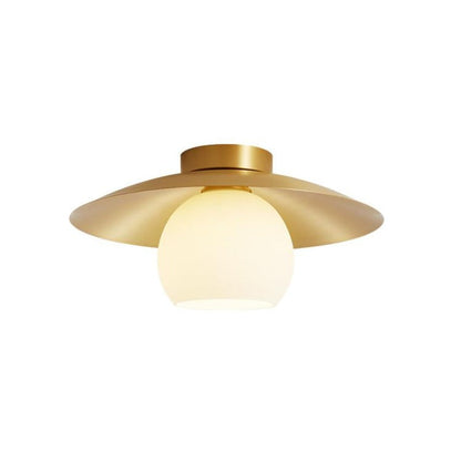 Arisha Nordic Retro LED Unterputz Deckenleuchte Metall Glas Korridor