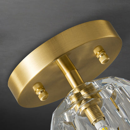 Kristy Luxus Diamond Metall/Unterputz-Deckenleuchte, Gold