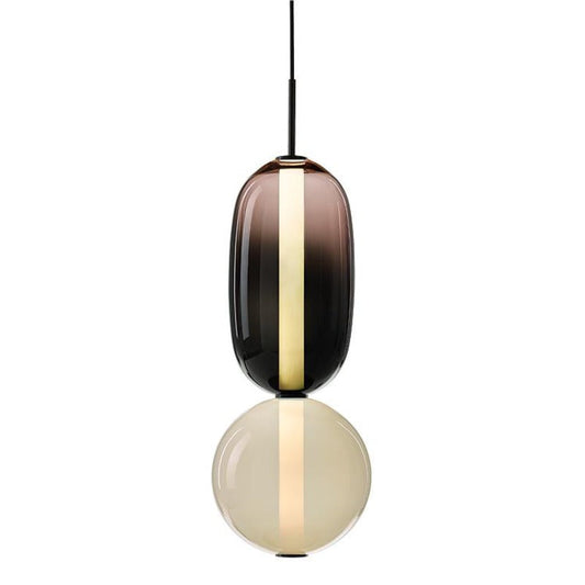 Suspension Syro en verre confit