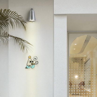 Applique murale d'intérieur en métal en forme de cloche Ray, noir/gris/cuivré/aluminium