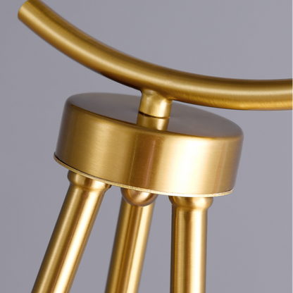 Kady Moderne Sternenkugel-Stehlampe aus Glas, Gold