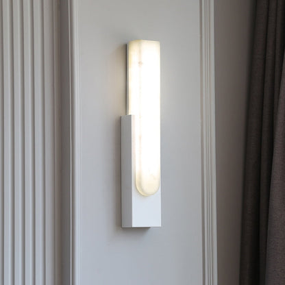 Arisha Modern Rectangular Stone Metal Wall Lamp