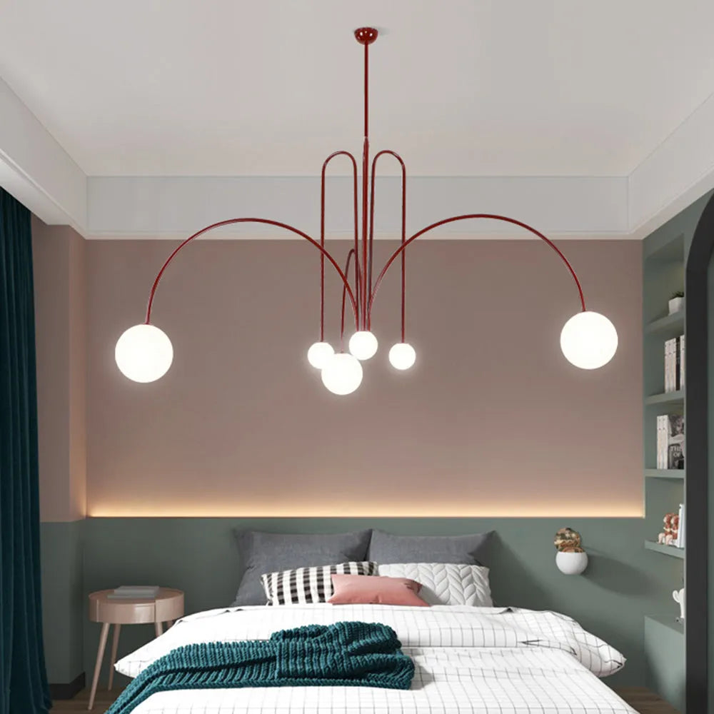 Monica Pendant Light Double Layer Glass Bubble