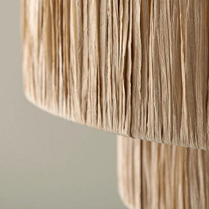 Suspension en rotin rustique Boho Muto, 3 styles