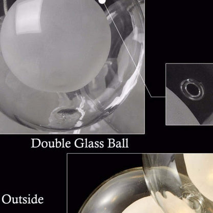 Lampe à suspension moderne à bulles Valentina, 5 styles