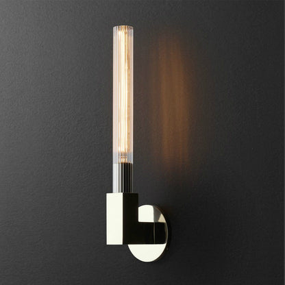 Kristy Indoor Wall Lamp Glass  Brass Mid-century Restaurant Bedroom