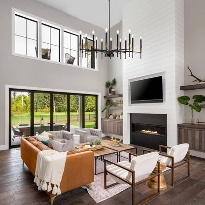 Silva  Pendant Light Chandeliers  Retro Industrial Living Room