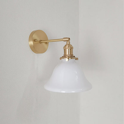 Tiffany Vintage Foldable  Wall Lamp, Green/White