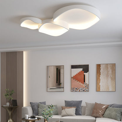 Arisha Modern Wave Flush Mount Ceiling Light