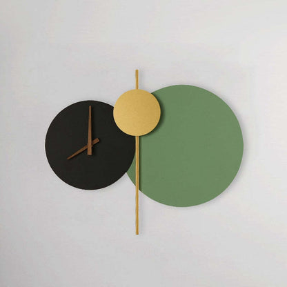 Arisha Moderne Uhr Metall lackierte Wandleuchte LED-Licht Schlafzimmer