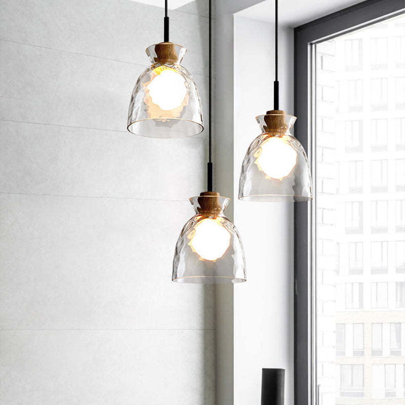 Arisha minimalistische geometrische Glas-Pendelleuchte, Esszimmer
