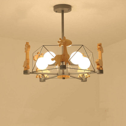 Arisha Giraffes LED Flush Mount Ceiling Light