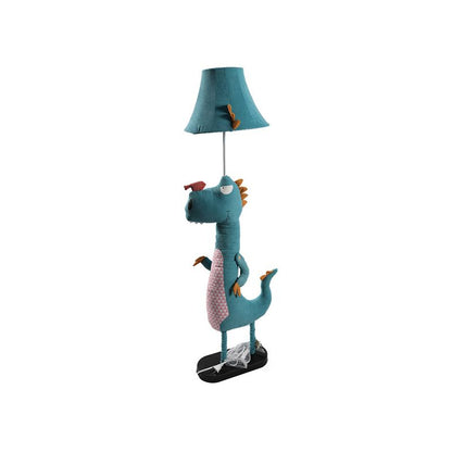 Minori Moderne Dinosaurier-Stehlampe aus Metall/Stoff
