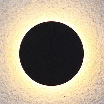 Klyne Minimalist Round/Square Outdoor Wall Lamp LED, Black/White
