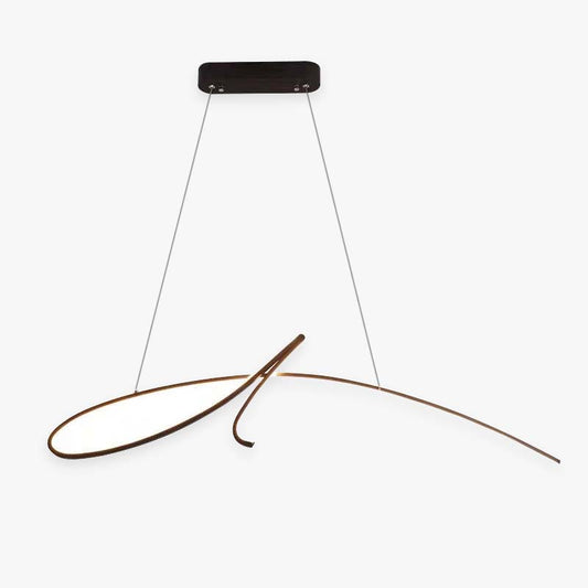 Arisha Hanglamp Onregelmatig gebogen Modern, Metaal, Zwart/Goud, Restaurant