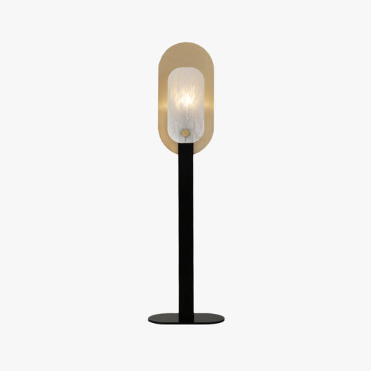 Lampada da terra LED Cooley Nordic, metallo e marmo