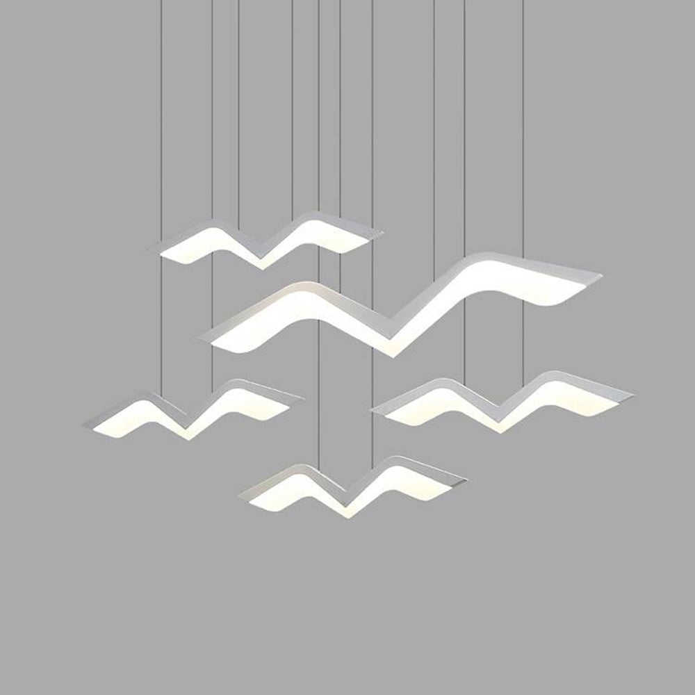 Lampe à suspension moderne Arisha Seagull, 3 styles