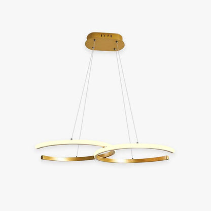 Arisha Modern Minimalist Pendant Light, Double-C