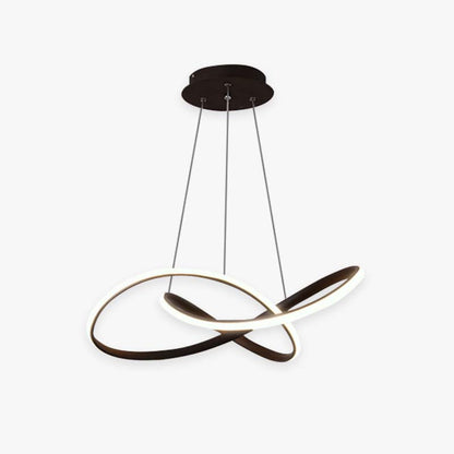 Arisha Modern Led Pendant Light, Black/White, Living Room/Bedroom