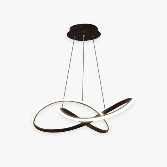 Arisha Modern Led Pendant Light, Black/White, Living Room/Bedroom