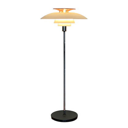 Salgado Modern Flying Saucer Metal Floor Lamp