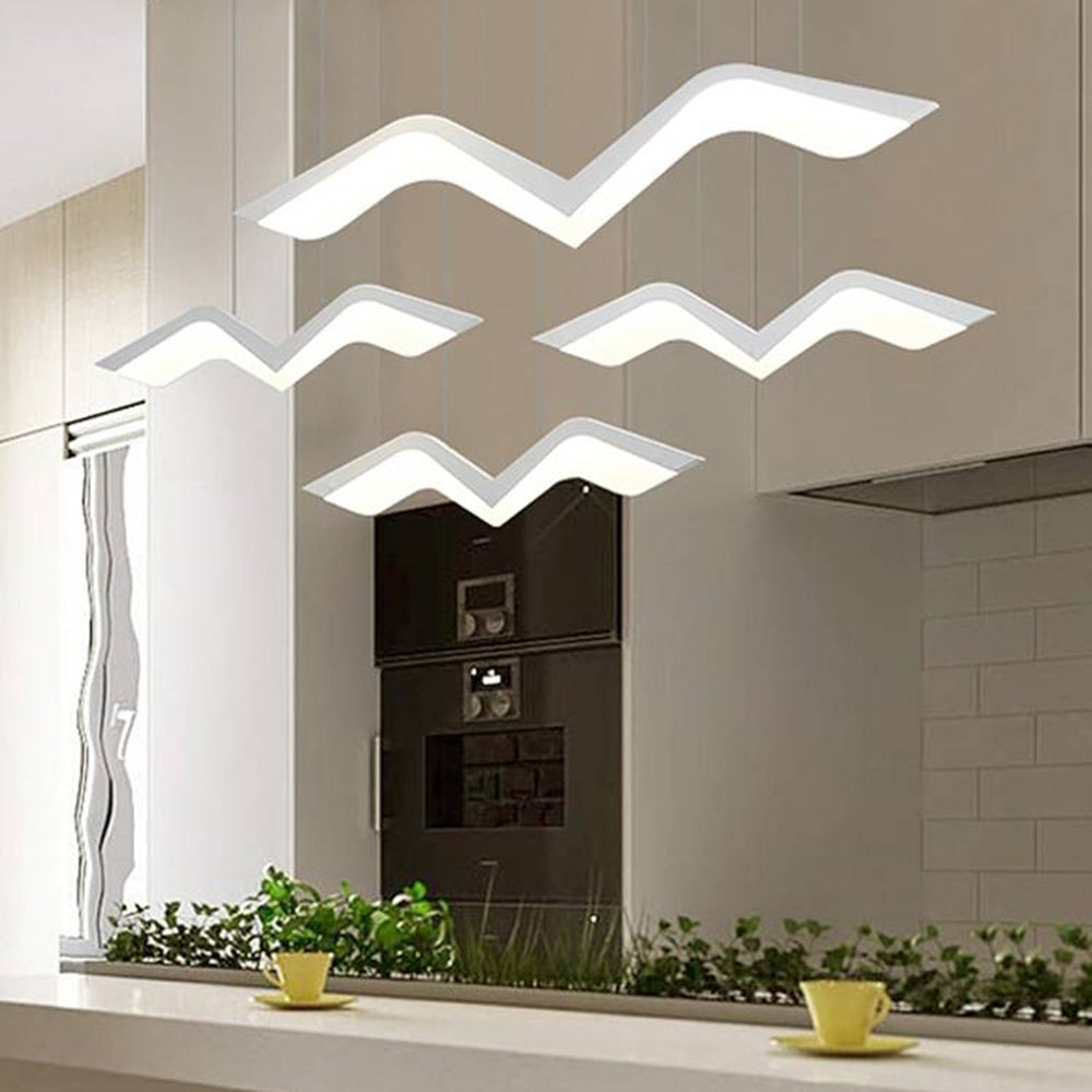 Lampe à suspension moderne Arisha Seagull, 3 styles