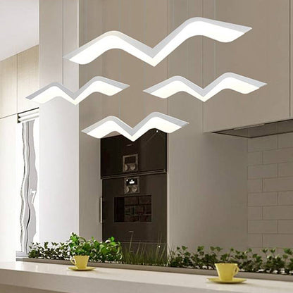 Lampe à suspension moderne Arisha Seagull, 3 styles