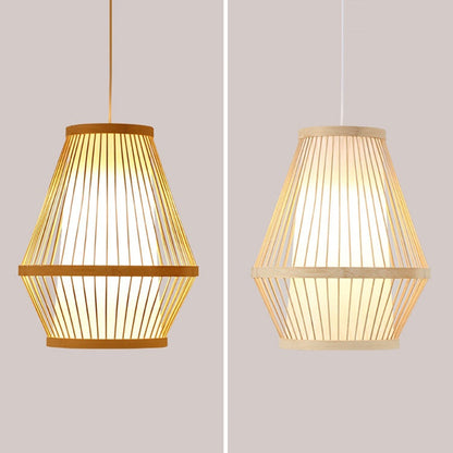 Muto Rattan Handmade Woven Bamboo Vintage Pendant Light
