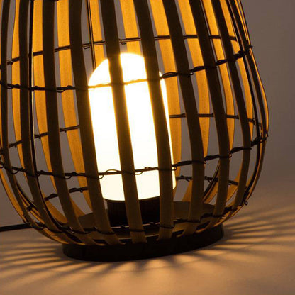Ray Retro Lantern Solar-/wiederaufladbare Außenstehleuchte, Braun