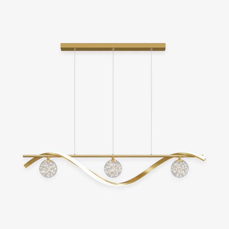 Arisha Graceful Arc avec globes en verre Suspension